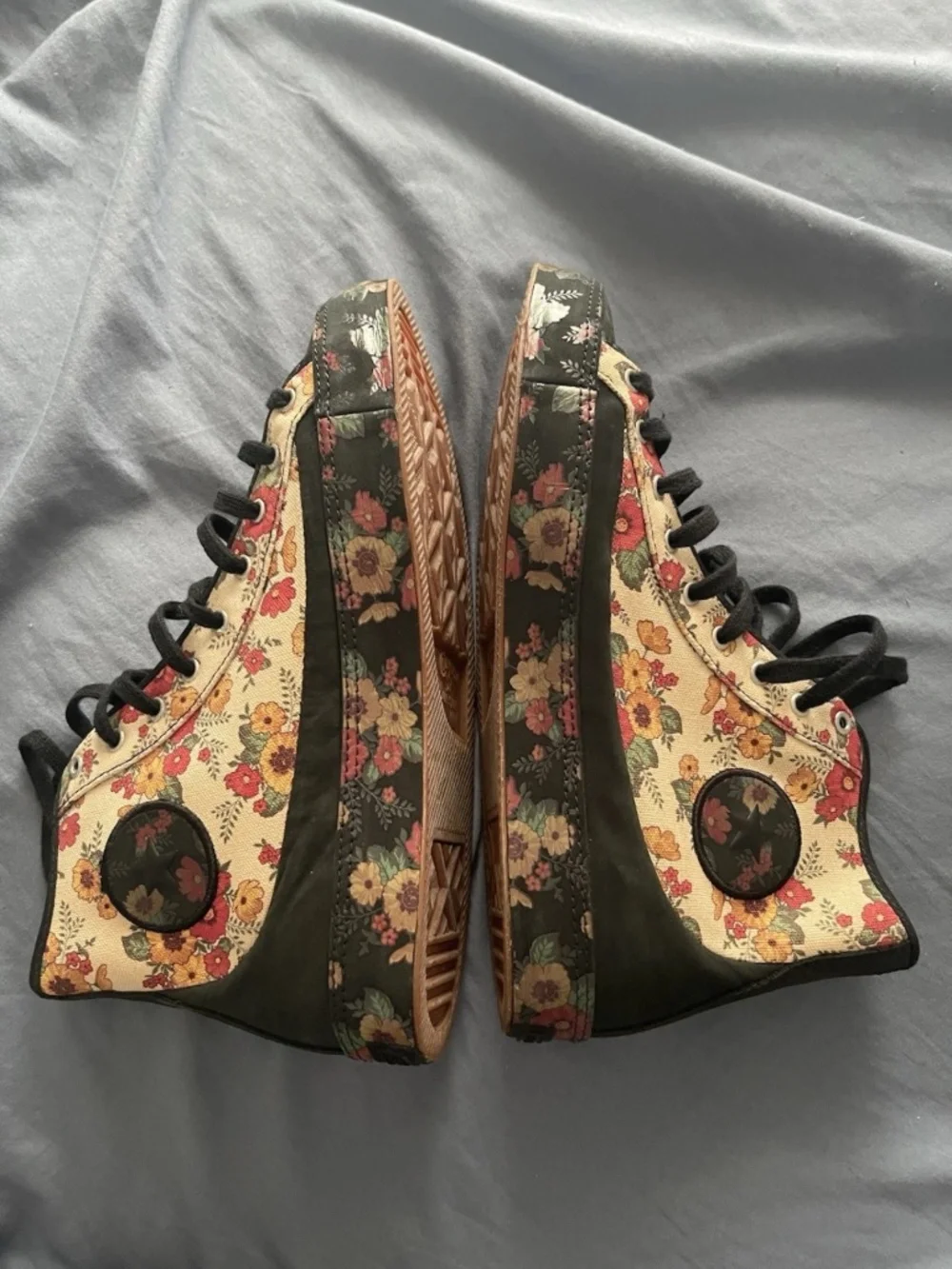 Converse Chuck Taylor All Star Sasha High Floral Bloom Size 6.5 Fairygrunge Boho - Picture 5 of 9